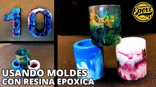 Como Utilizar Moldes Con Resina Epoxica  Cubiertas Epoxi [upl. by Eillam]