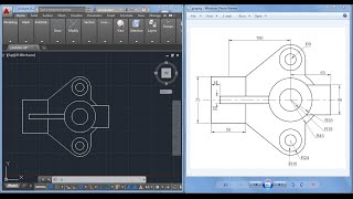 2D Autocad practice drawing [upl. by Attalie]