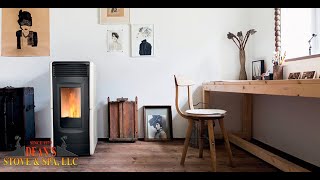 The Ravelli Vittoria Pellet Stove  Deans Stove amp Spa [upl. by Nivets]