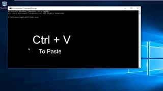 Copy and Paste in the Command Prompt [upl. by Milzie116]