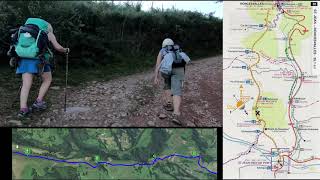 Stage 1 St Jean Pied de Port to Roncesvalles Napoleon Route [upl. by Rehtaef646]