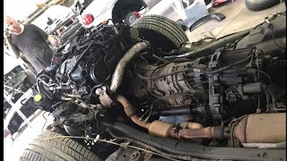 Range Rover Sport 30 TDV6 engine part 1 Body removal [upl. by Ollie]