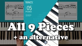 TRINITY Grade 5 Piano 201820 All 9 Pieces [upl. by Clarette608]