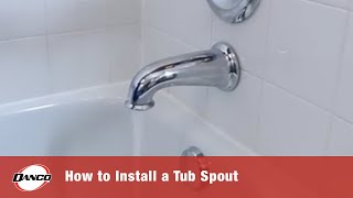 How to Install a Tub Spout [upl. by Bunow]