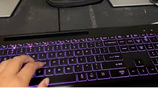 SABLUTE Wireless Backlit Keyboard Review [upl. by Fernandes]