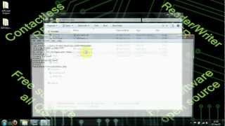 Mifare RFID NFC reader writer  uFR2FileSystem software Tutorial Windows [upl. by Fishbein]