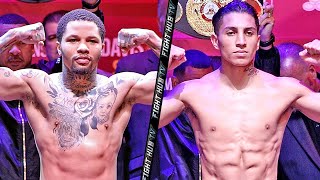 GERVONTA DAVIS VS MARIO BARRIOS  FULL WEIGHIN amp FACE OFF VIDEO [upl. by Zela]