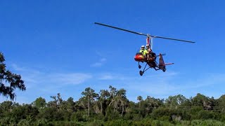 Florida Backcountry Gyrocopter Flight [upl. by Assilanna]