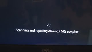 Scanning and repairing drive STUCK Windows 10 fix SIMPLE [upl. by Jesus705]