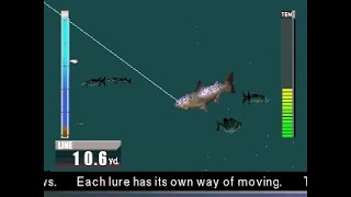 Fishermans Bait 2 Big Ol Bass  PS1 Gameplay [upl. by Eirrehc399]