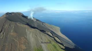 Stromboli Aerials with a drone [upl. by Britney376]