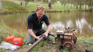 How to install Non Return and foot valvels including float rig kit [upl. by Dorweiler]