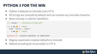 Unicode in Python [upl. by Bekaj]