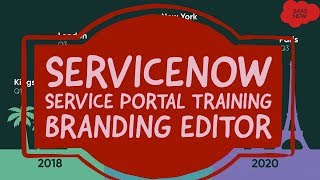 2 ServiceNow Service Portal Training  Branding Editor [upl. by Nonnahs893]