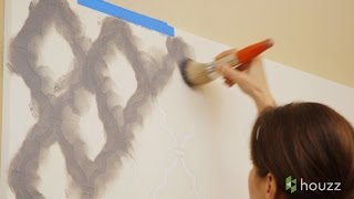 How to Stencil a Wall [upl. by Hasina]