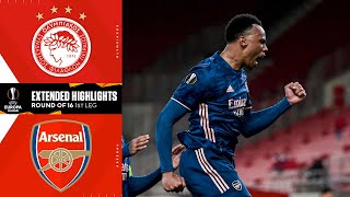 Olympiacos vs Arsenal Extended highlight  UCL on CBS Sports [upl. by Goda]