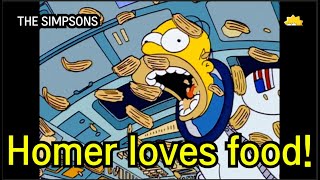 Homers love of food The simpsons [upl. by Stichter]