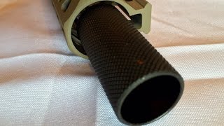 GRG 12x28 threaded for 223556 steel sound forwarder muzzle brake comp flash can [upl. by Giaimo]