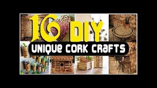 16 DIY Unique Cork Crafts [upl. by Claudie]