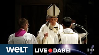 AUFERSTEHUNG JESU CHRISTI Papst Franziskus feiert Messe zum Ostersonntag  WELT Live dabei [upl. by Lamok]