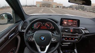 2019 BMW X3 xDrive30i  POV Test Drive Binaural Audio [upl. by Garald937]