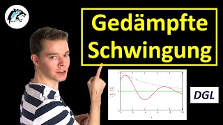 Die gedämpfte Schwingung mit DGL  Physik Tutorial [upl. by Slotnick]