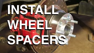 How to PROPERLY Install Wheel Spacers [upl. by Elden]