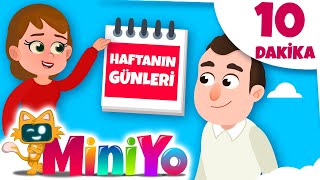 Haftanın Günleri Şarkısı  Daha Fazla Çocuk Şarkısı  Miniyo [upl. by Recneps]