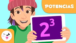 Las potencias para niños  Matemáticas para niños  Conceptos básicos [upl. by Leay78]