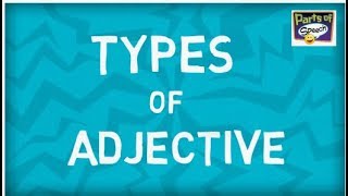 Types of Adjectives  Six Types  Parts of speech [upl. by Atteuqcaj]