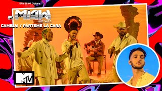 C Tangana  CAMBIA y Párteme la Cara En Vivo Premios MTV MIAW 2021 [upl. by Nnauol110]