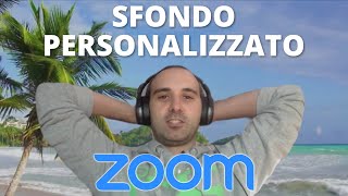 ZOOM  Come cambiare lo sfondo [upl. by Kcirdot]