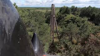 Dragon Mountain Front Seat on ride POV Marineland [upl. by Durkee]