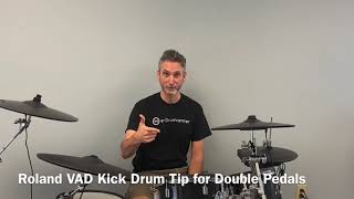 Edrumcenters Roland VAD KD200MS Kick Drum Tip for Double Pedals [upl. by Nesrac]