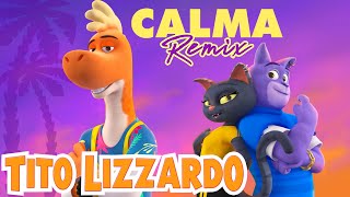 TITO LIZZARDO amp CATTY B🦖😻 Calma Vamos pa’ la playa cover [upl. by Artenak]