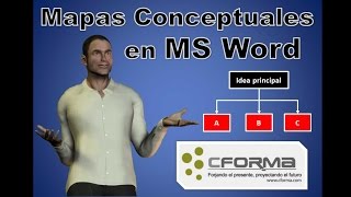 Cómo hacer Mapas Conceptuales en Word [upl. by Carvey684]