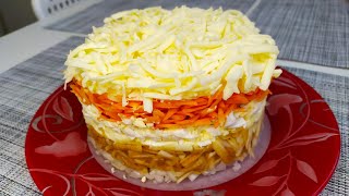 Вкусный и сочный ФРАНЦУЗСКИЙ САЛАТ с яблоком и морковью салаты на Новый Год 2021 [upl. by Zerat]