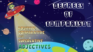 Degrees of Comparison  Positive Comparative and Superlative Adjectives [upl. by Thisbe]