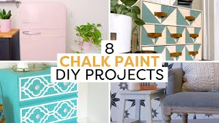 8 DIY Chalk Paint Projects  Compilation [upl. by Orvan]