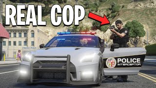 I Spent 14 Days As A Real Cop in GTA 5 RP [upl. by Oznerol]