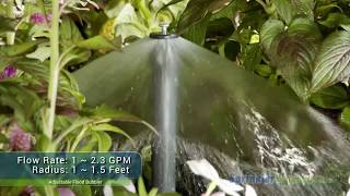 1300AF Rain Bird Adjustable Flood Bubbler [upl. by Hakceber]