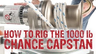 Thern 1000lb Capstan Rope Lock Feature [upl. by Elwee]