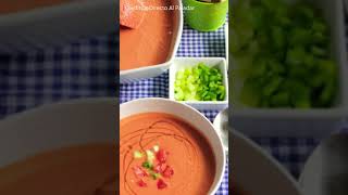 Easy Spanish Gazpacho  Authentic Spanish Gazpacho Andaluz Recipe [upl. by Natsud]