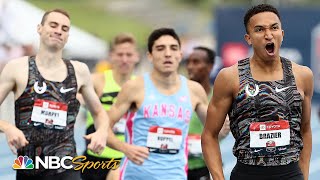 Braziers late kick makes him national champ at 800 meters  NBC Sports [upl. by Andrew]