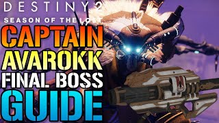 Destiny 2 Grasp Of Avarice EASY quotCaptain Avarokkquot FINAL BOSS FIGHT Dungeon Guide [upl. by Kcirdle]