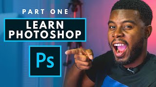 How to Use Adobe Photoshop Part 1 Graphic Design Tutorial for Beginners [upl. by Templer]