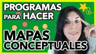 PROGRAMAS para hacer MAPAS CONCEPTUALES [upl. by Charleen]