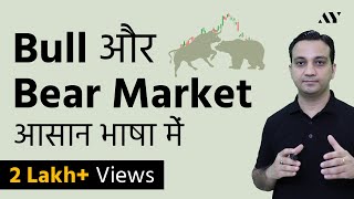 Bull Market amp Bear Market  Explained in Hindi [upl. by Mortensen]