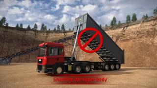 How to operate a tipper  avoid serious accidents [upl. by Olympias508]