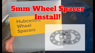 How To Install 5mm Wheel Spacers Lexus IS250 [upl. by Nosyt]